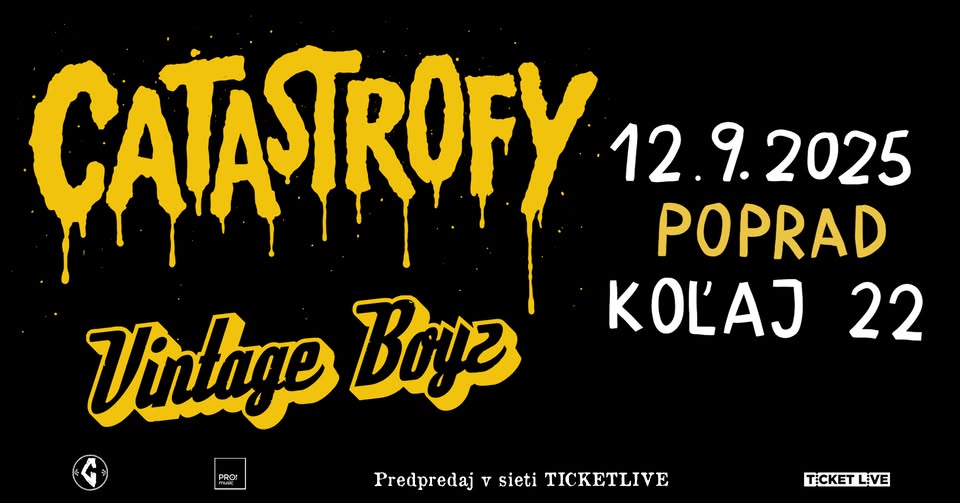Catastrofy + Vintage Boyz - POPRAD - 12.9.2025
