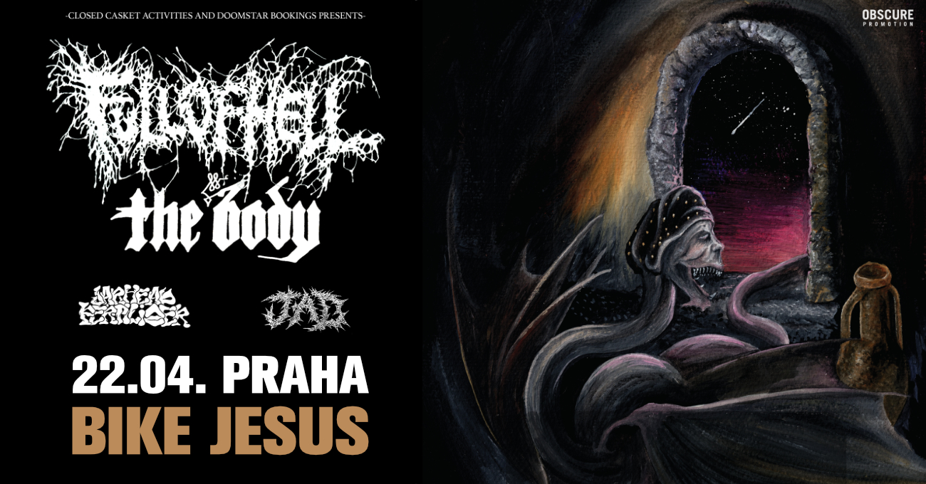 FULL OF HELL, THE BODY, JARHEAD FERTILIZER, JAD - Praha