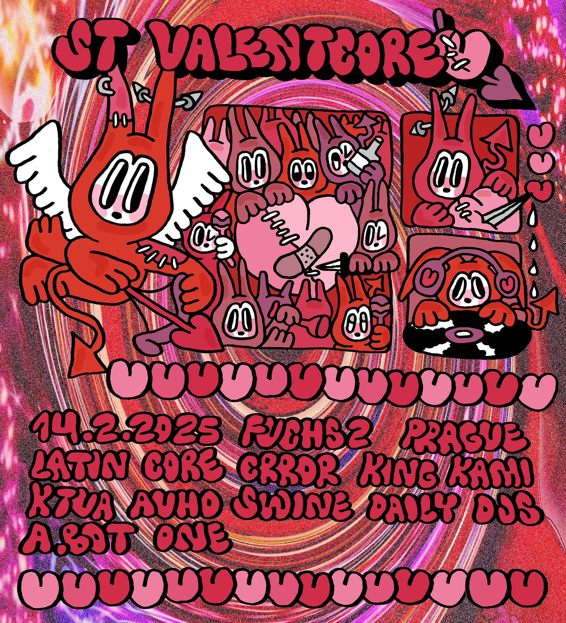 LATIN CORE: King Kami ☆ CRRDR ☆ A.Bot One ☆ AVHD ☆ SWINE DAILY DJS