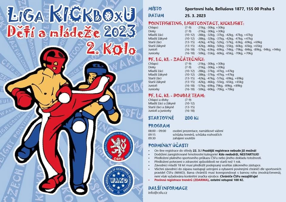 KICK: Dětská liga - 2. kolo