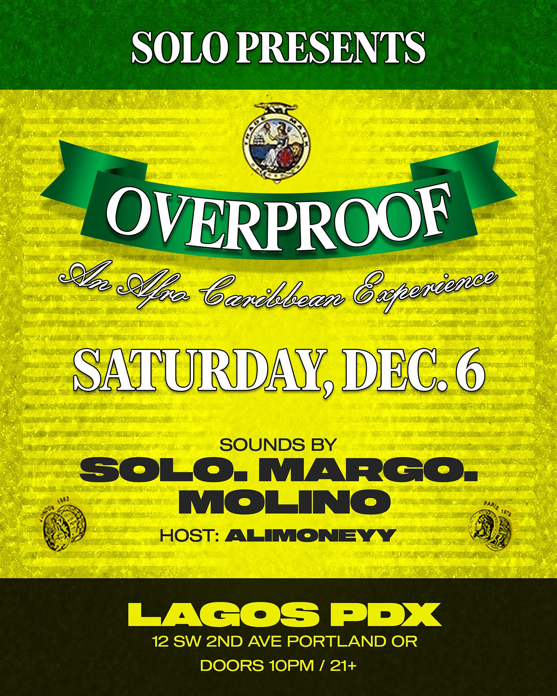 Overproof an Afro Caribbean Experience