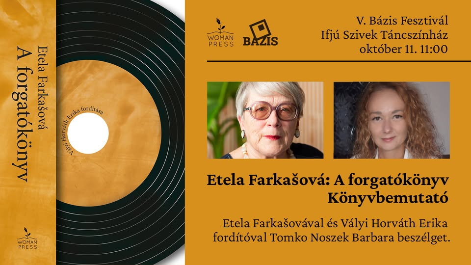 Etela Farkašová: A forgatókönyv – könyvbemutató