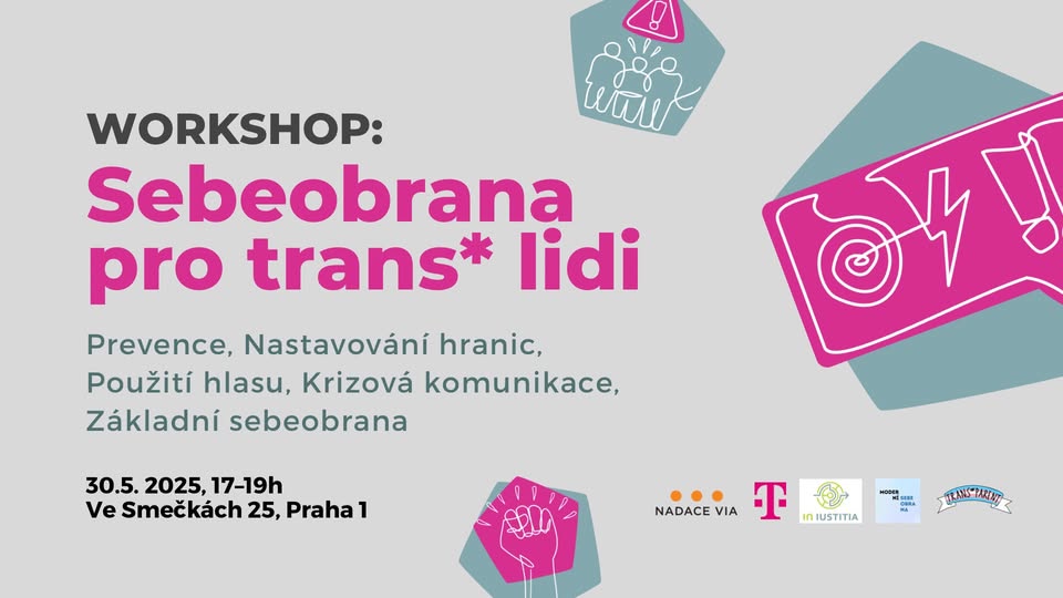 Sebeobrana pro trans* lidi – workshop 🤚