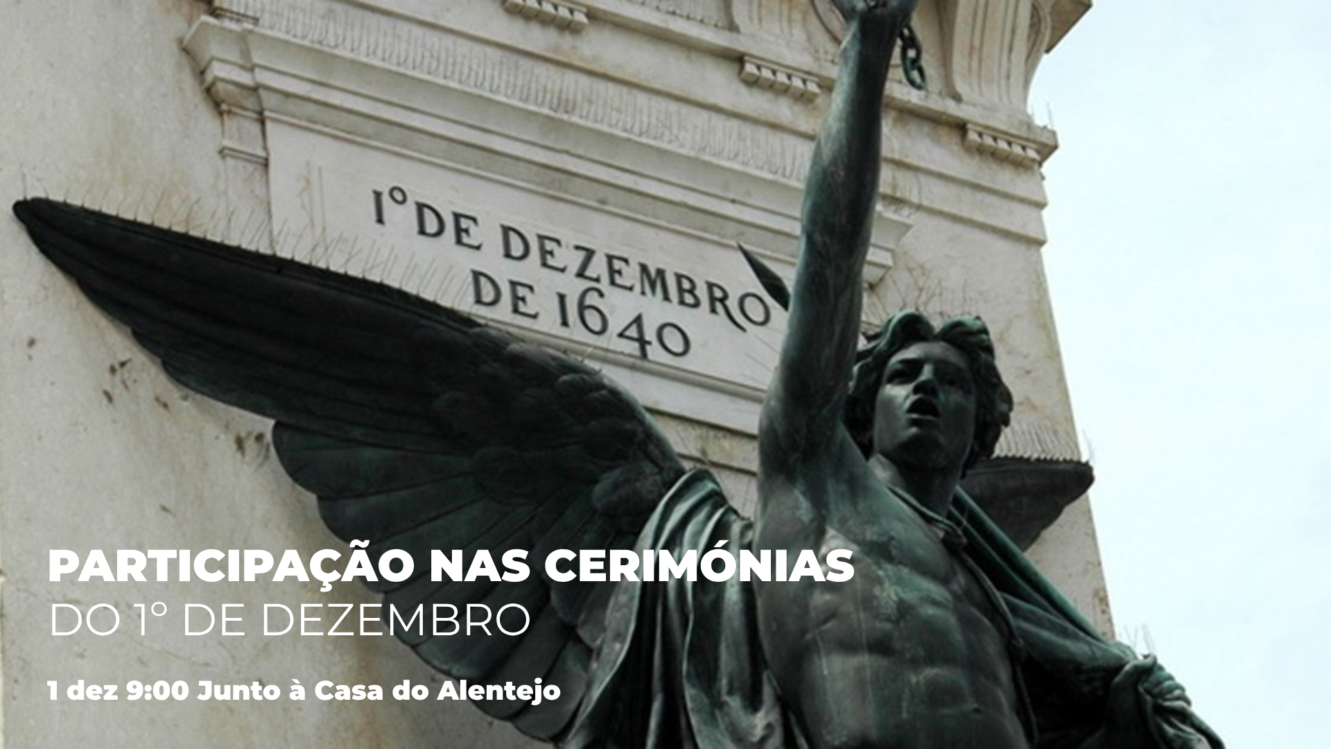Participação nas Cerimónias do 1º de Dezembro