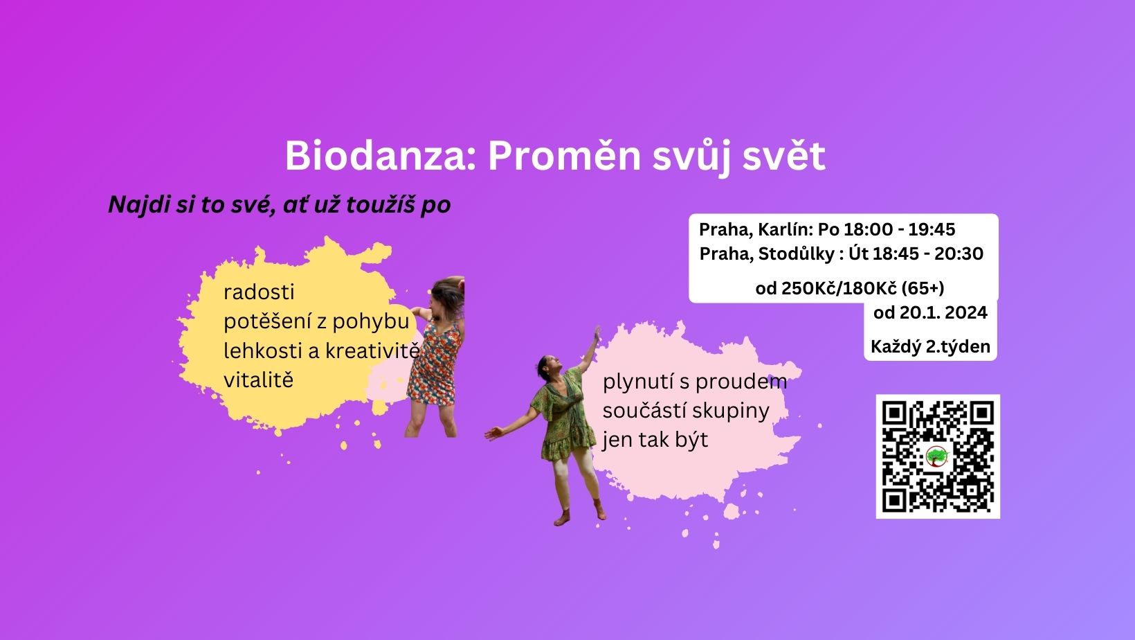 Biodanza - Proměň svůj svět (Karlín)