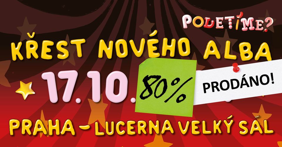 Poletíme? Velká Lucerna 2024 – křest alba