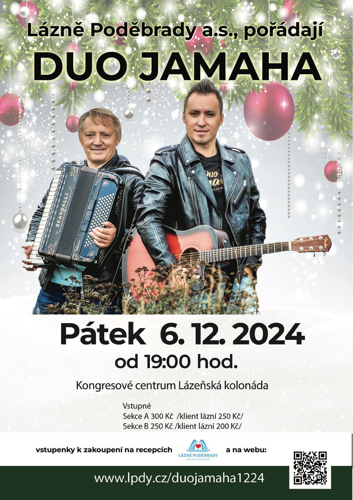 Koncert DUO JAMAHA v Poděbradech