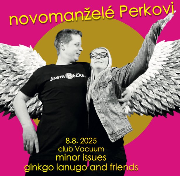 Novomanželé Perkovi - oslava Koncert Minor Issues , Ginkgo Lanugo and friends