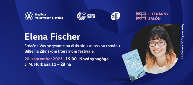 Literárny salón: Úspešná debutantka Elena Fischer