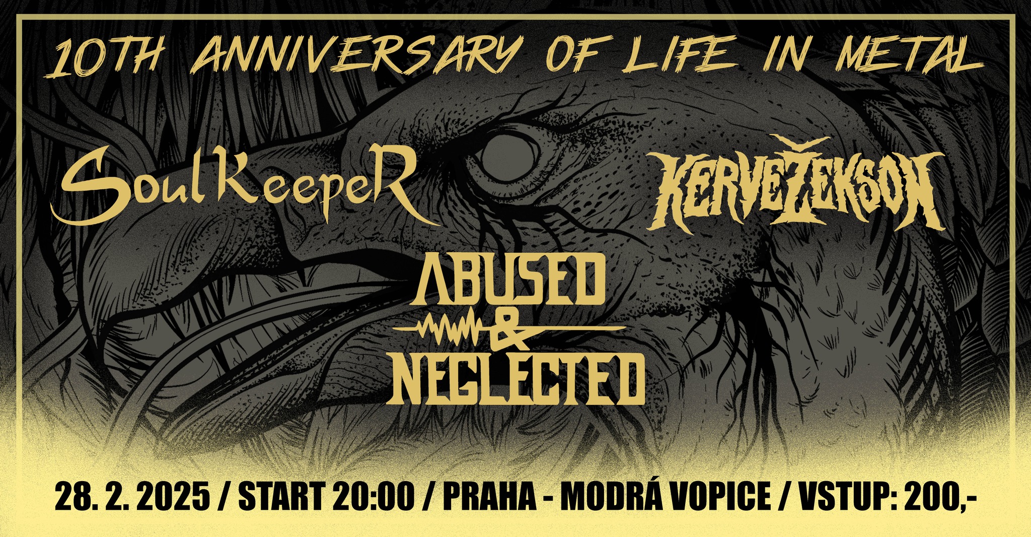 ABUSED & NEGLECTED-10th Anniversary of life in metal/Modrá Vopice Praha
