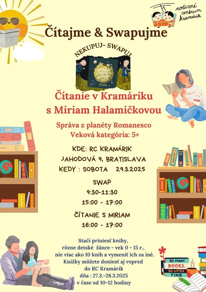 Čítajme a swapujme!