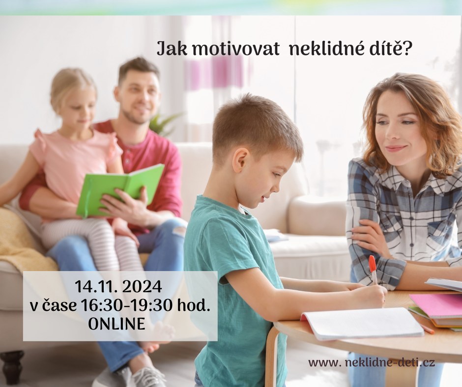 Jak motivovat neklidné dítě - online workshop