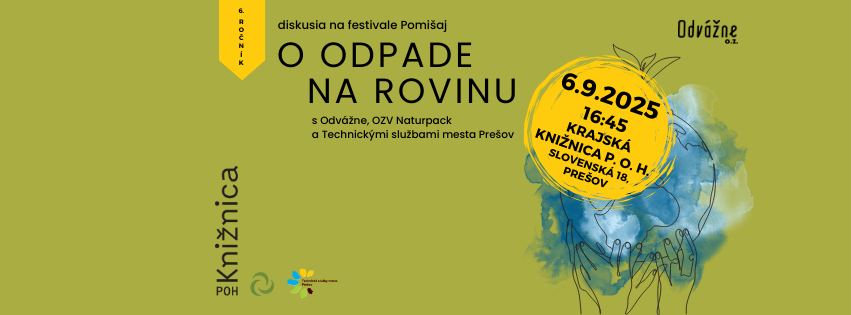 Diskusia O odpade na rovinu na Pomišaj festivale 2025