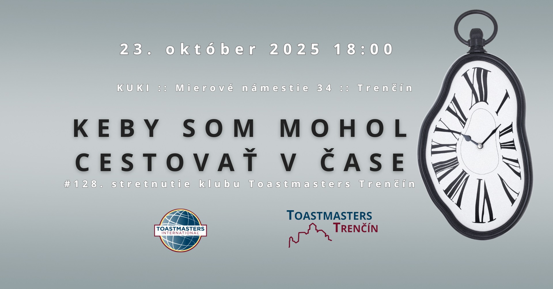 #128. stretnutie klubu Toastmasters Trenčín