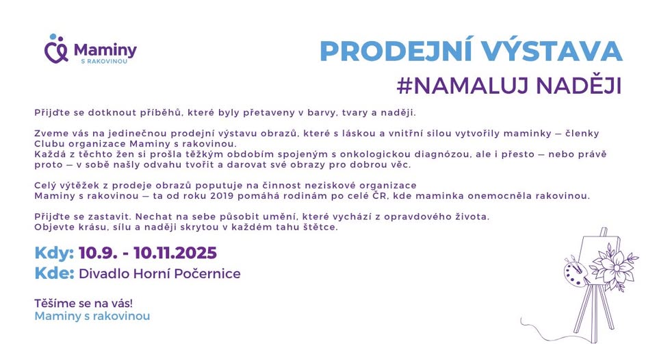 Prodejní výstava #NAMALUJNADEJI