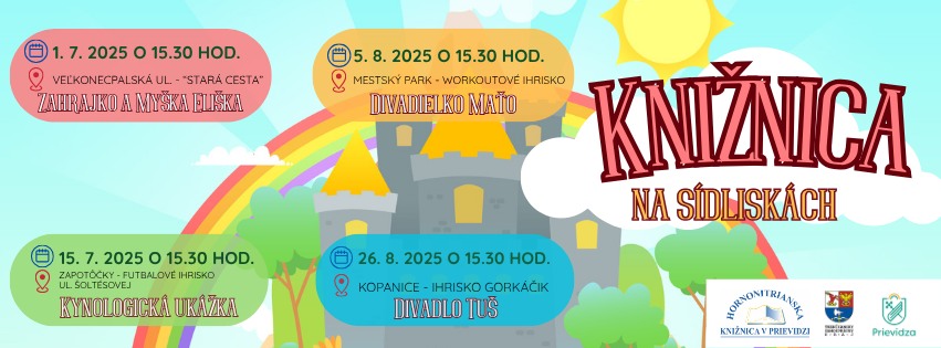 Knižnica v Mestskom parku s Divadielkom Maťo
