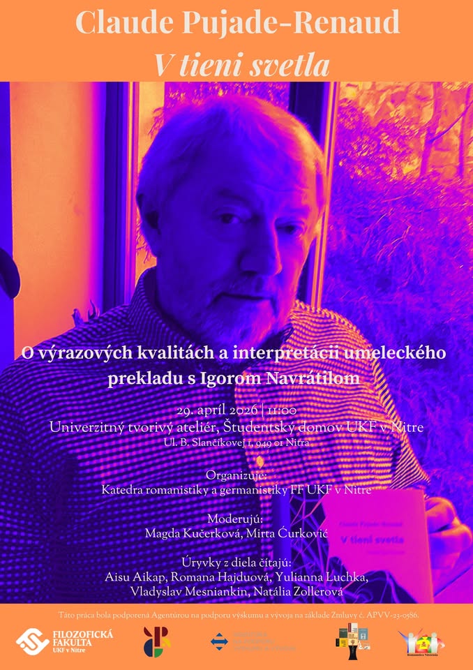 O výrazových kvalitách a interpretácii umeleckého  prekladu s Igorom Navrátilom