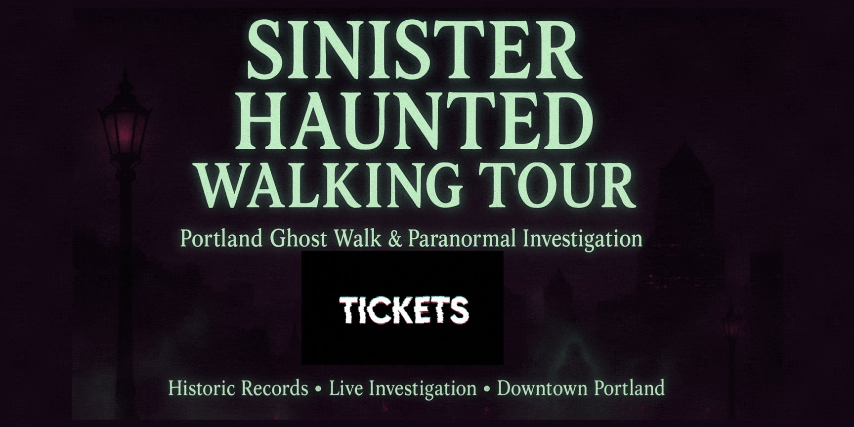 Sinister's Haunted Walking Tour