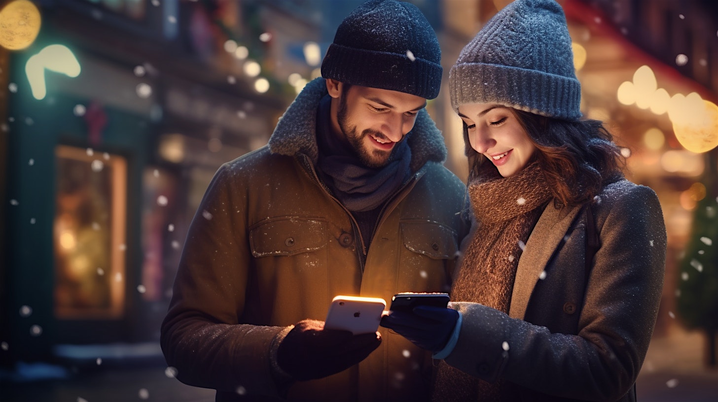 Cute Outdoor Date in Vienna: Save Christmas Together!