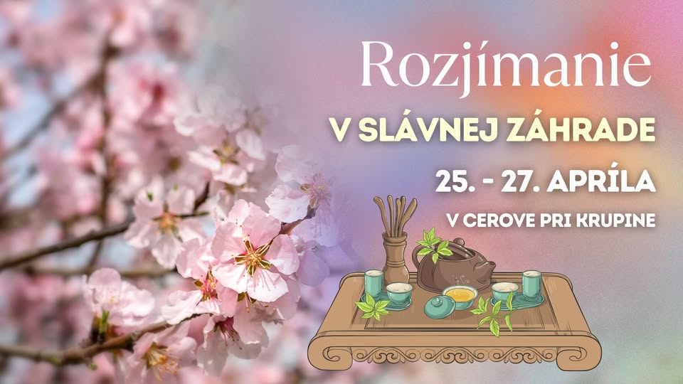Jarné rozjímanie v Slávnej záhrade • víkendovka •