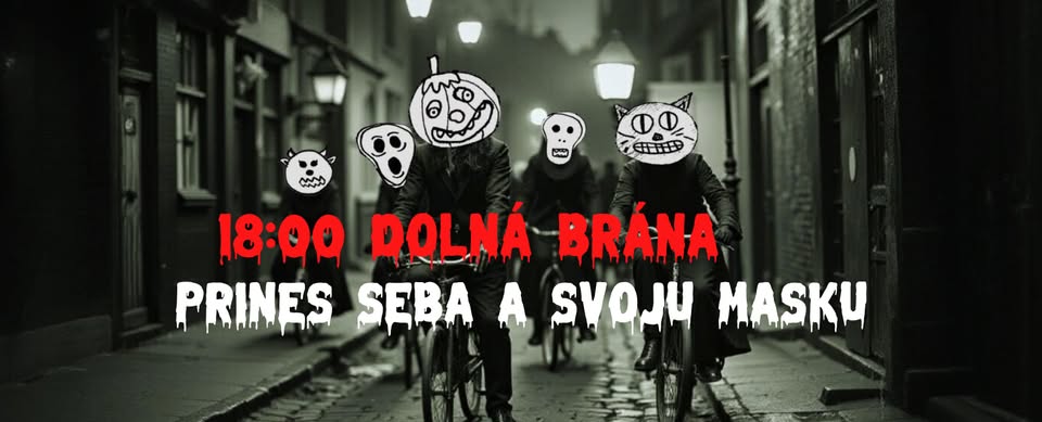 Októbrová Halloweenska cyklojazda - Critical mass Košice