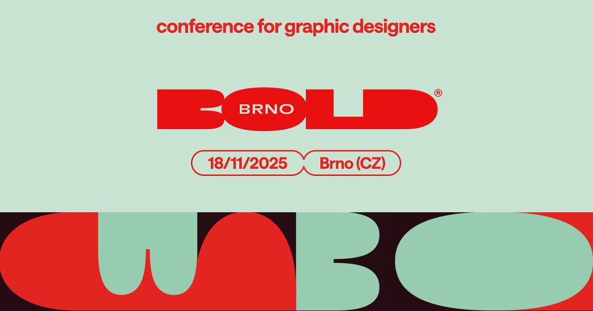 Brno Bold 2025 — conference for graphic designers