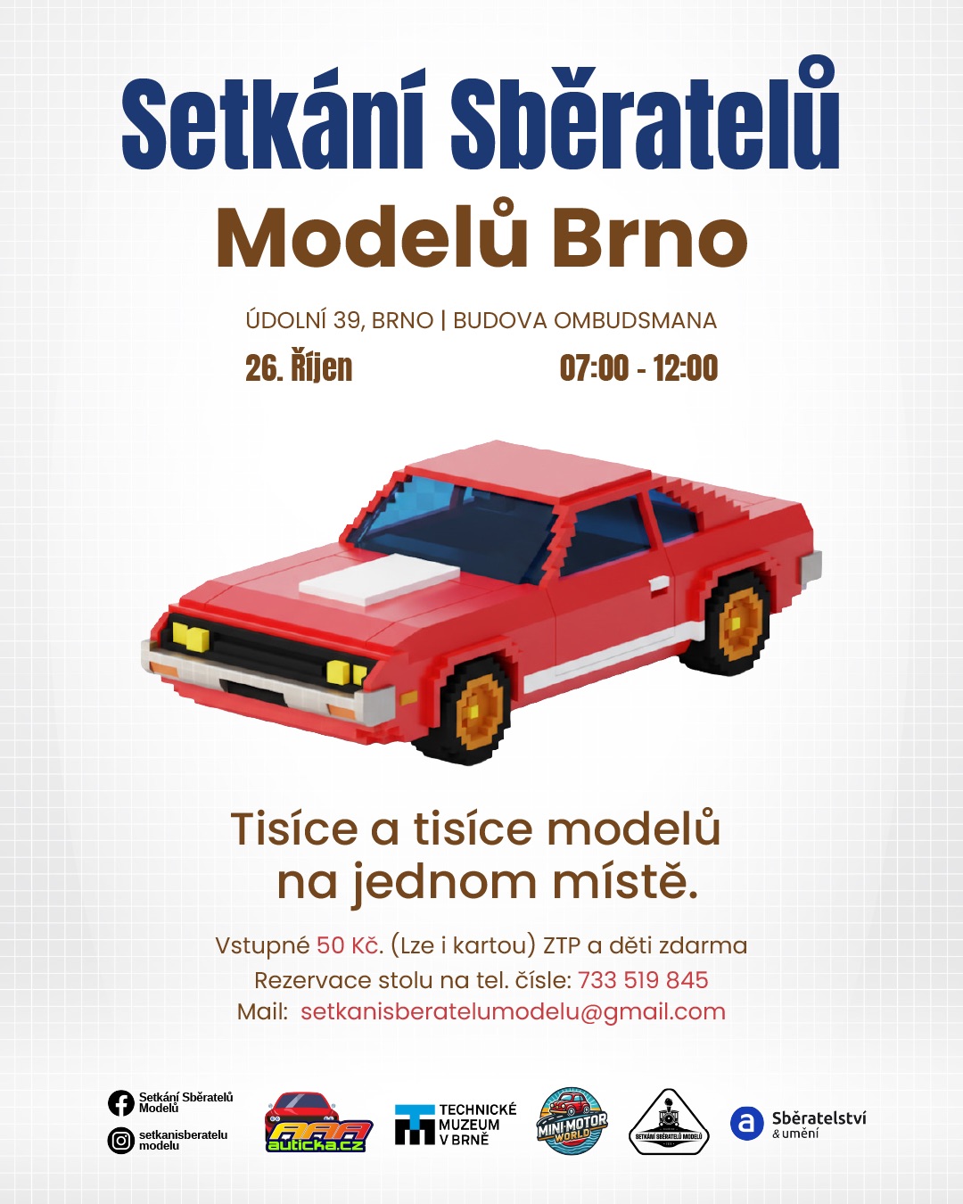 Setkání Sběratelů Modelů (BURZA) Brno