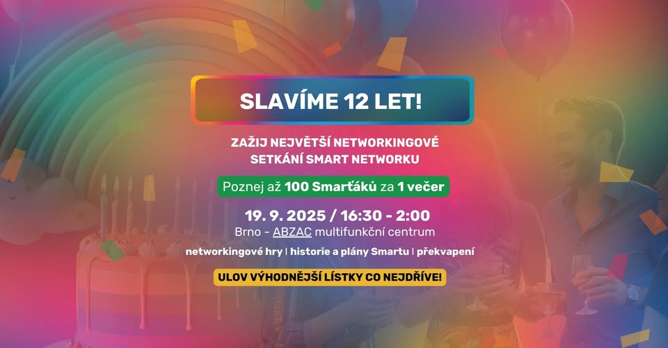 Networkingový večírek, 12. narozeniny Smart Networku