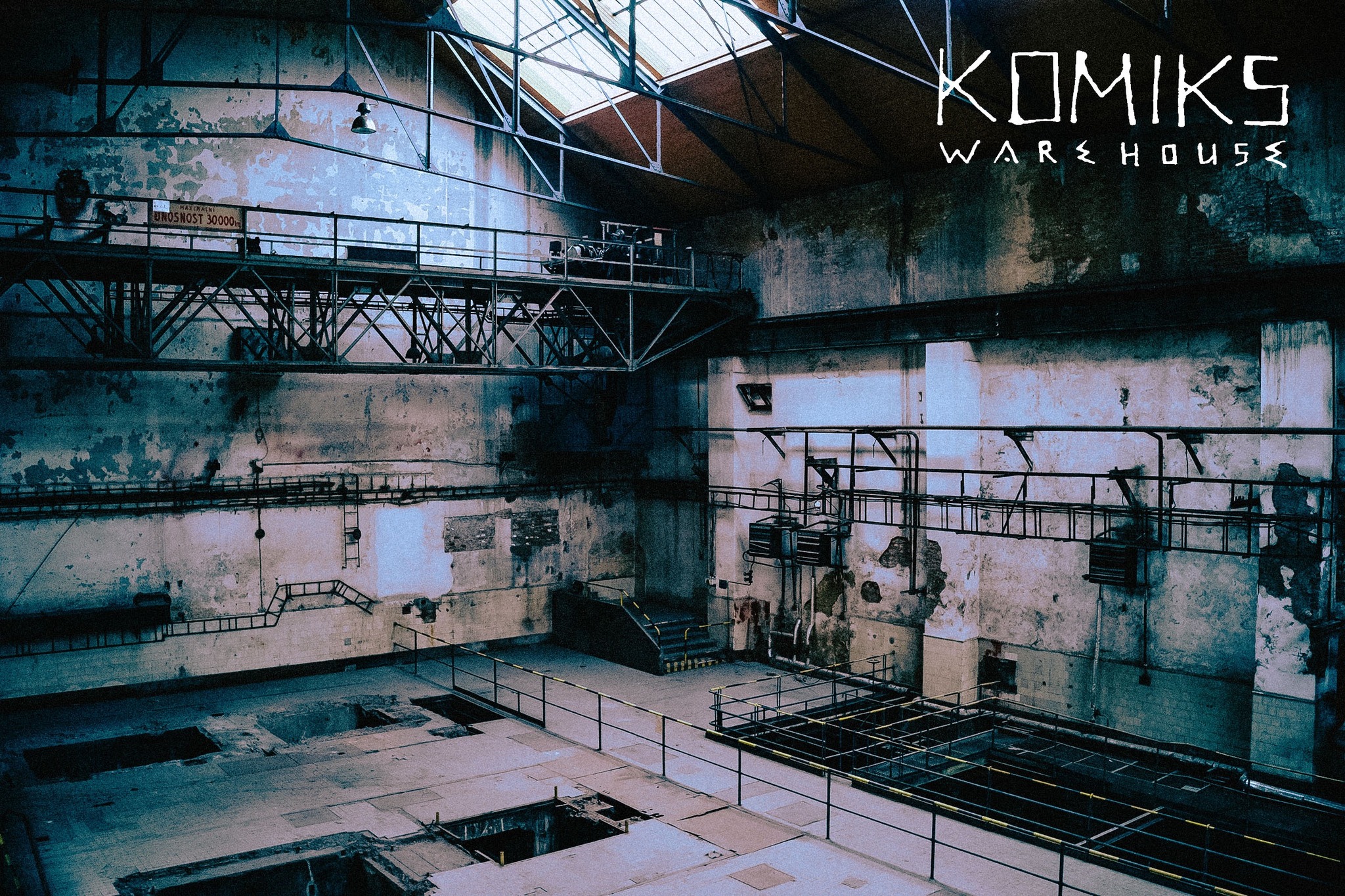 Komiks with Chlär at a former Power Station