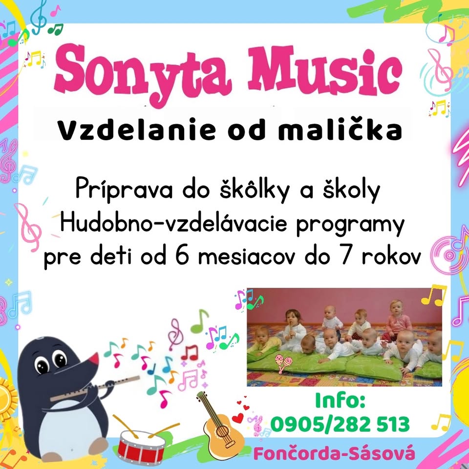 FONČORDA Sonyta Music-detičky rok 2023-2025