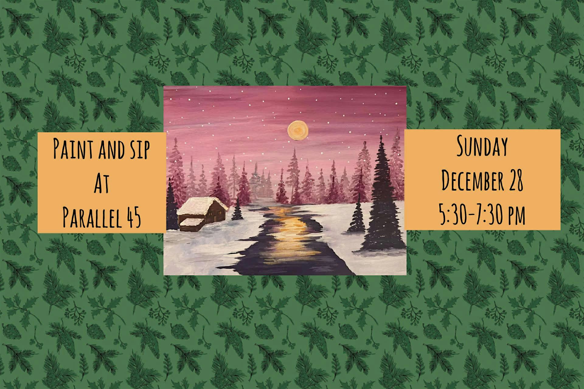 Paint and Sip At Parallel 45 Brewing