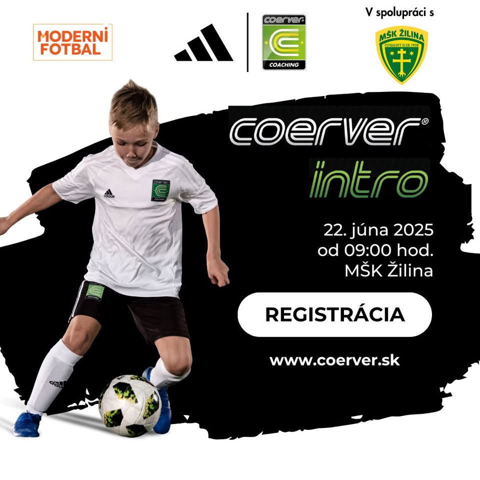 Coerver® Kurz 1 INTRO (MŠK Žilina / 22.06.2025)