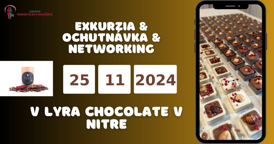 Exkurzia s prednáškou a ochutnávka čokolád LYRA