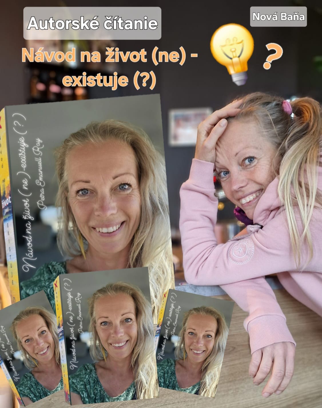 Autorské čítanie Petra Emanuell Ray - Nová Baňa