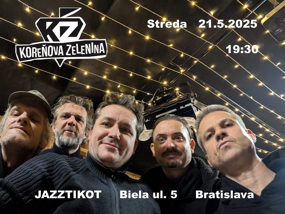 KOREŇOVA ZELENINA v JAZZTIKOT café bar & jazz club