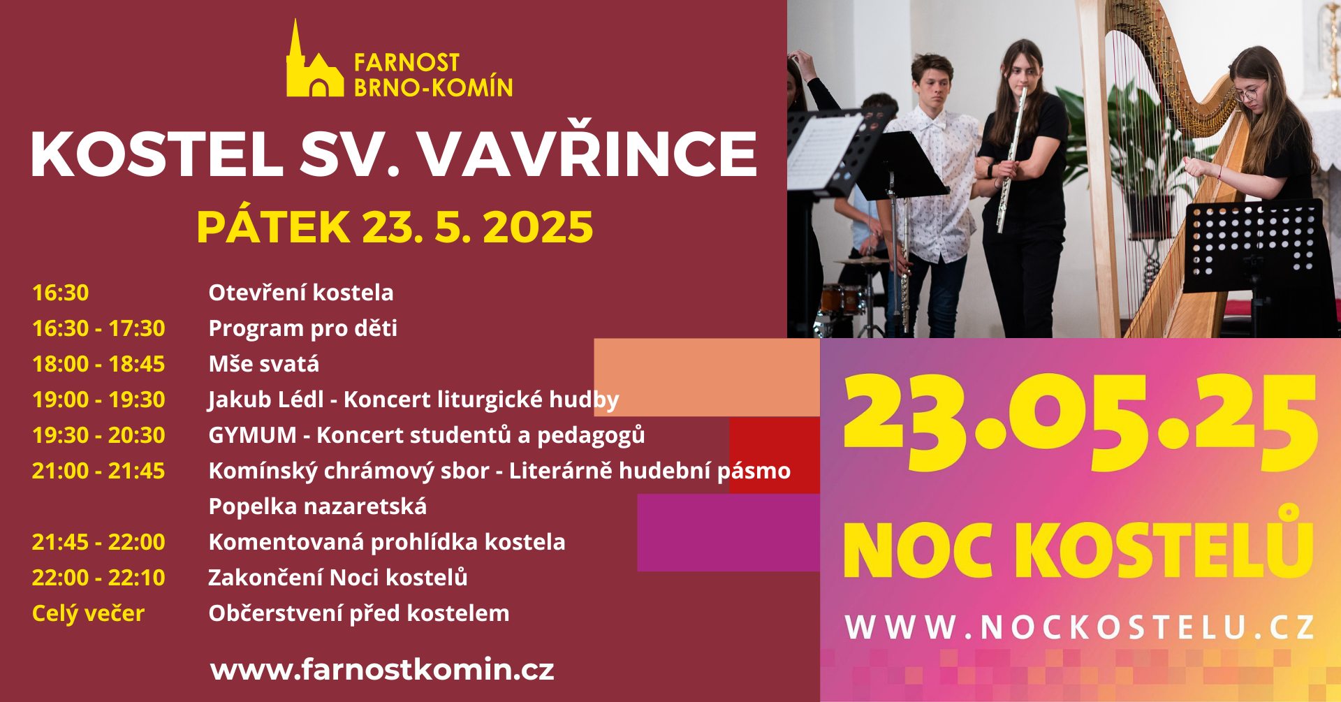 Noc kostelů v kostele sv. Vavřince, Brno-Komín