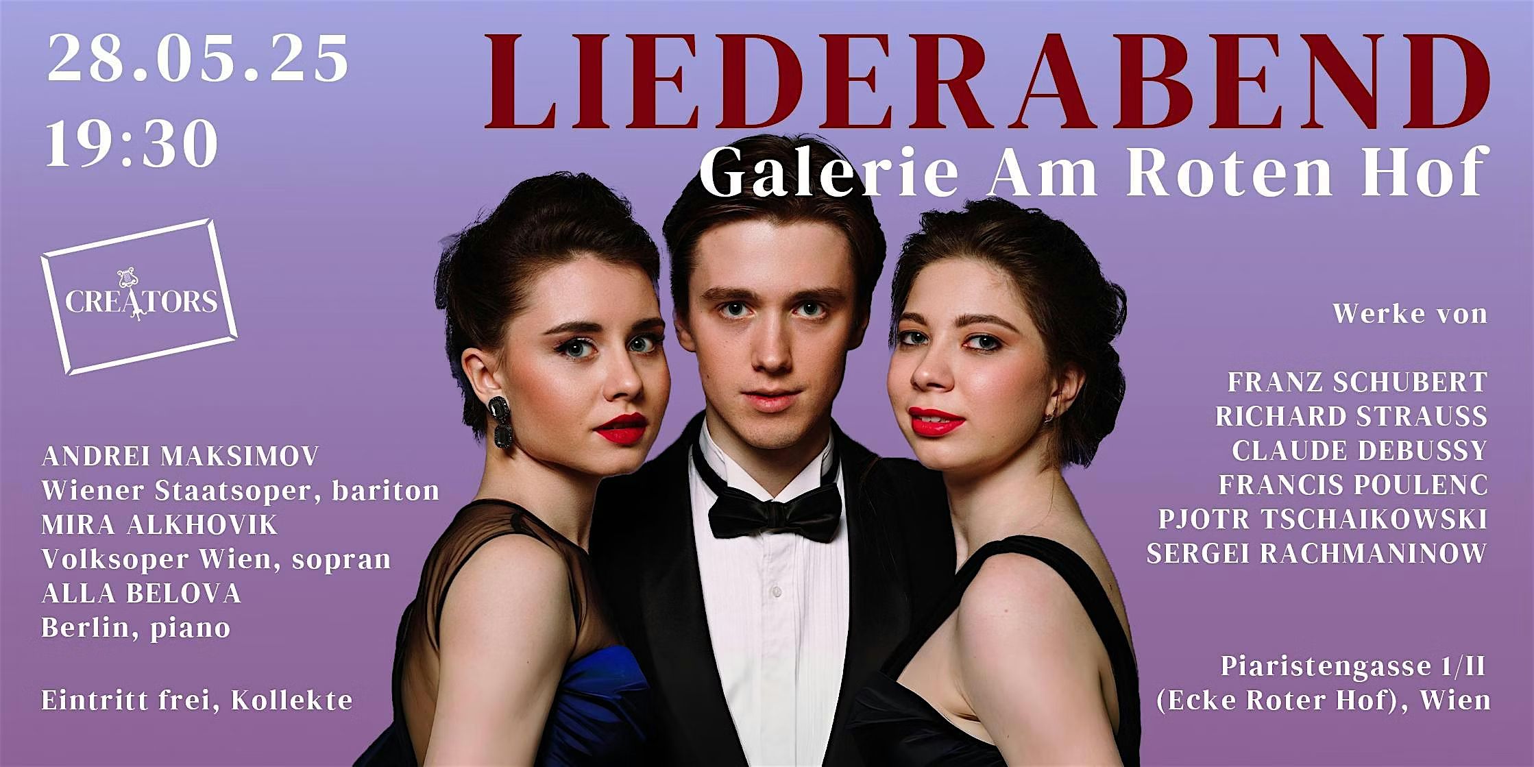 Liederabend in der Galerie Am Roten Hof