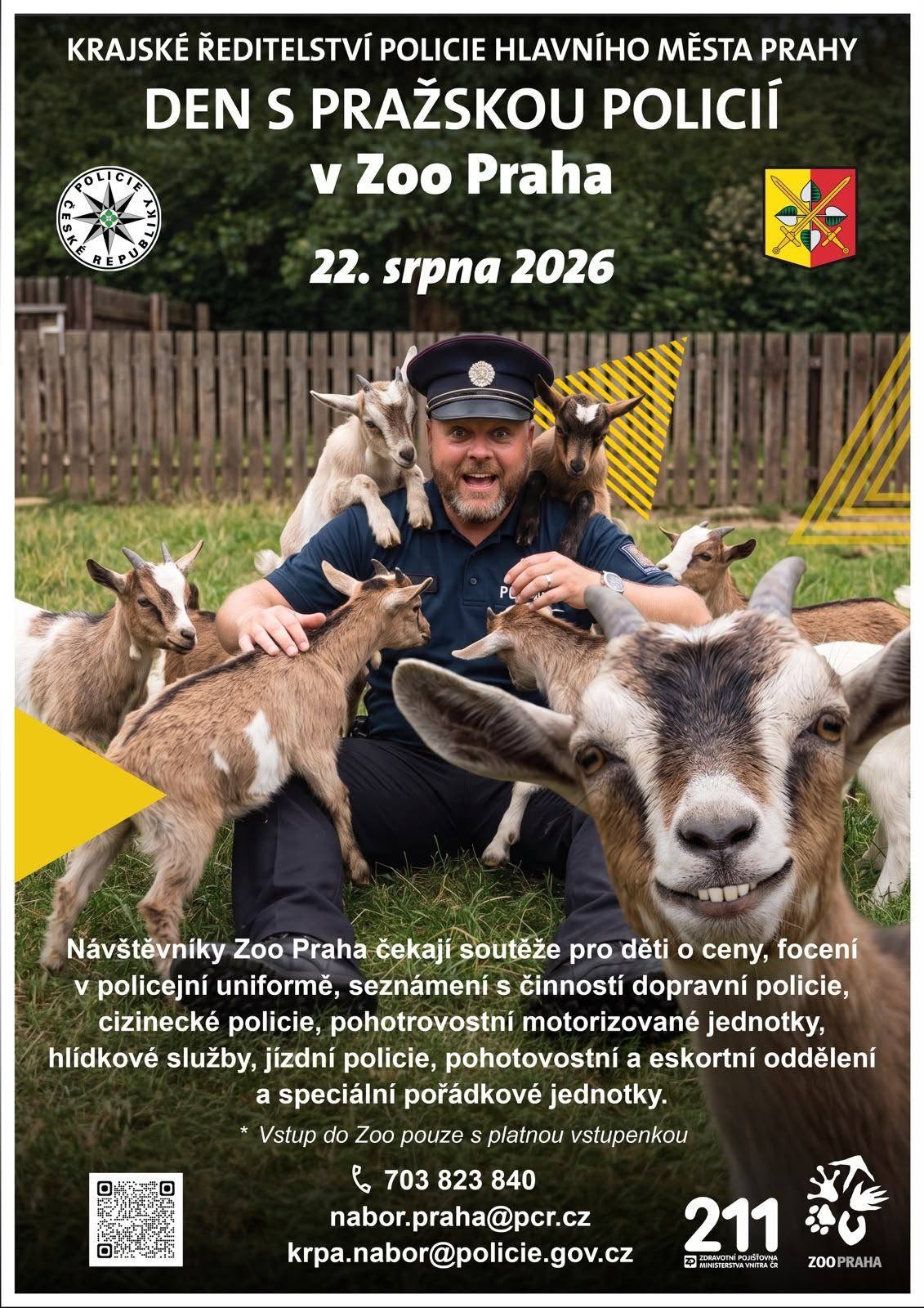DEN S PRAŽSKOU POLICIÍ V ZOO PRAHA