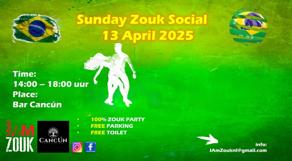 SUNDAY ZOUK SOCIAL 13 APRIL