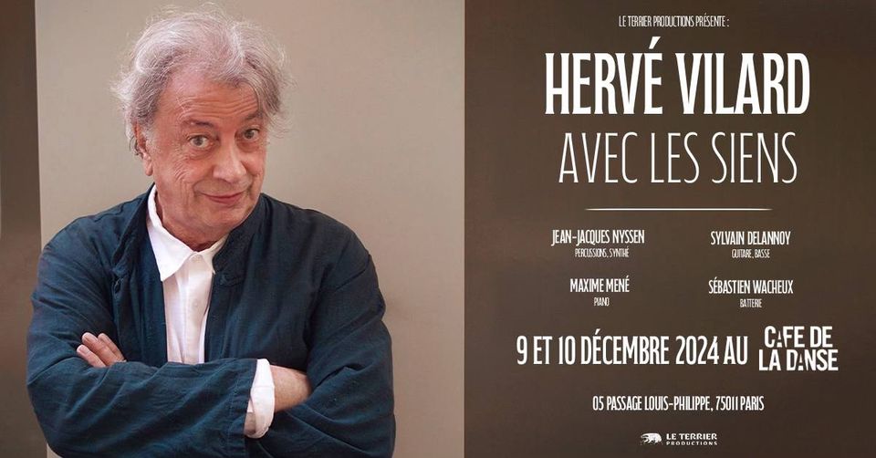 Hervé Vilard avec les siens