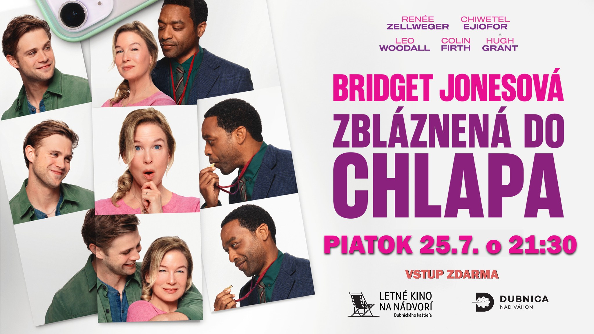 LETNÉ KINO - Bridget Jonesová: Zbláznená do chlapa | DUBNICA NAD VÁHOM