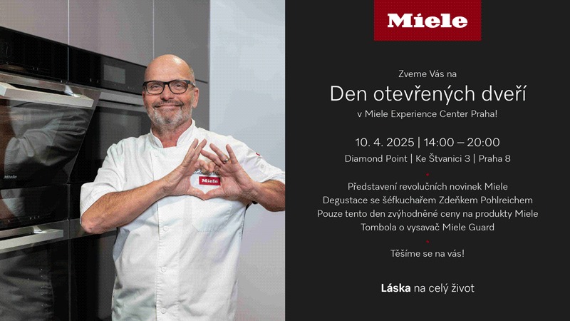 Den otevřených dveří v Miele Experience Center Praha