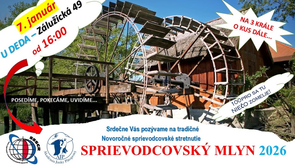 7. JANUÁR - SPRIEVODCOVSKÝ MLYN