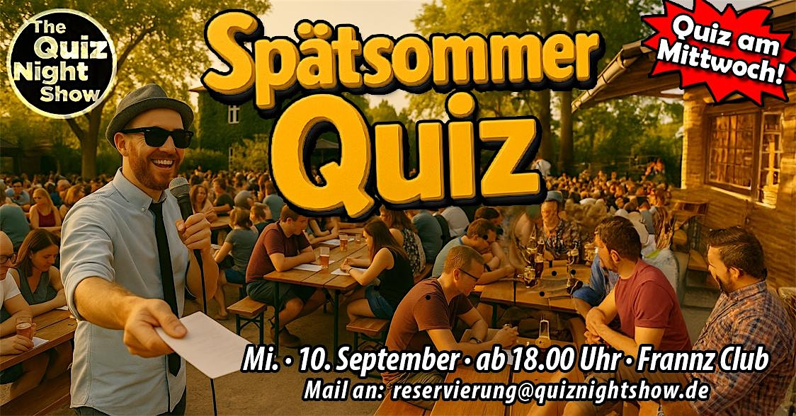 Quiz Night Show #535.1 // Spätsommer-Quiz (Allgemeinwissen am Mittwoch)