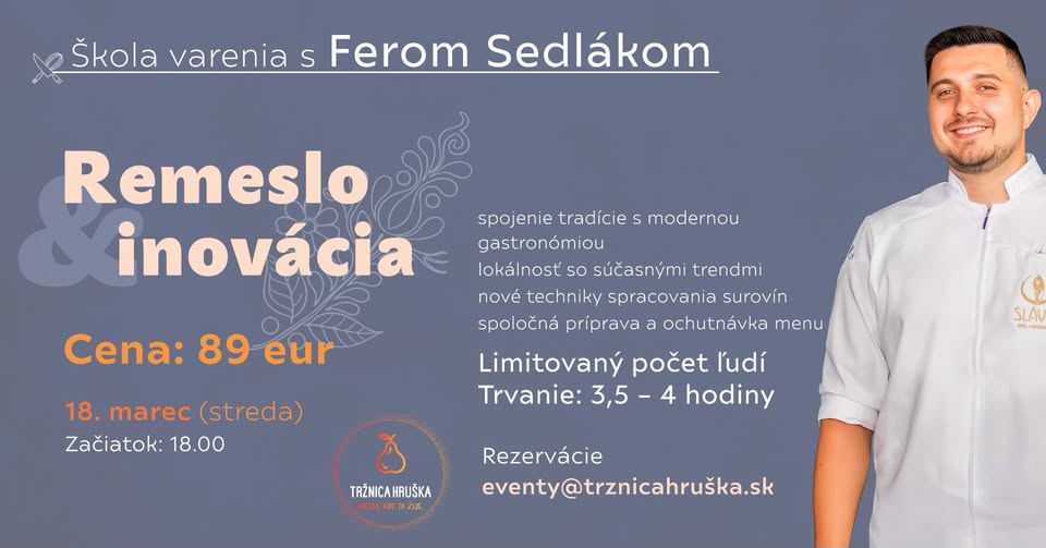 Škola varenia s Ferom Sedlákom – Slovensko 2.0