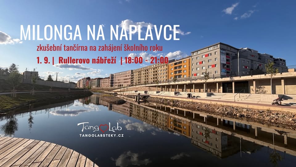 Zkušební milonga na náplavce