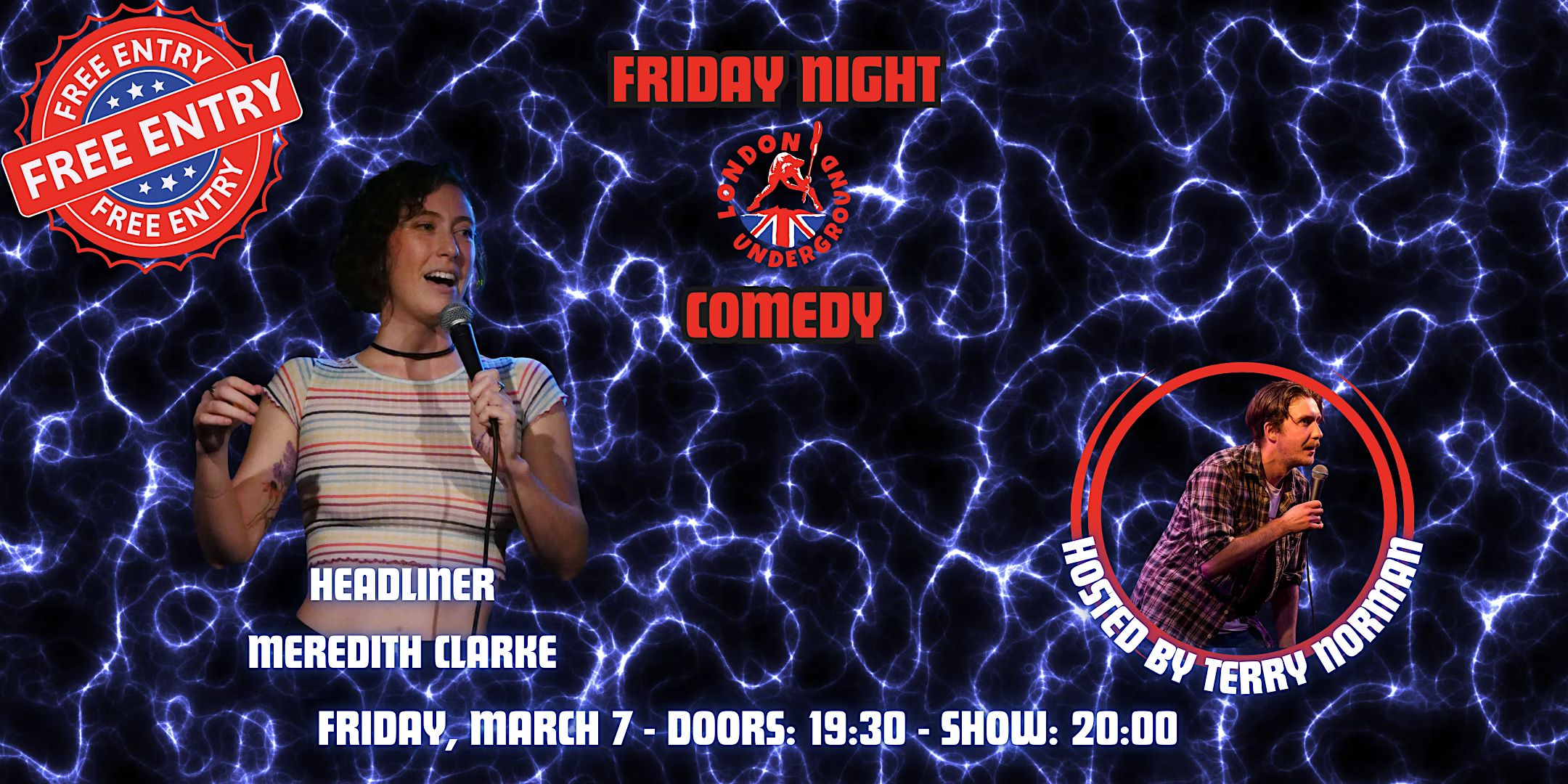Friday Night Comedy @ London Underground: Free Entry!