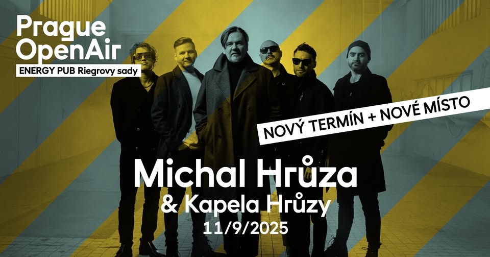 NOVÝ TERMÍN Michal Hrůza & Kapela Hrůzy | Prague Open Air