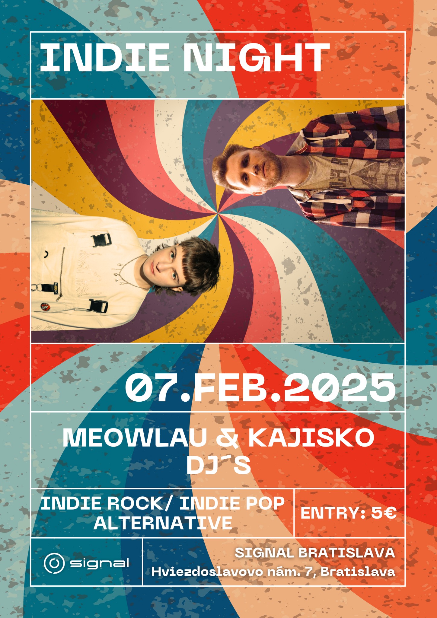 INDIE NIGHT - DJ's MEOWLAU & KAJISKO