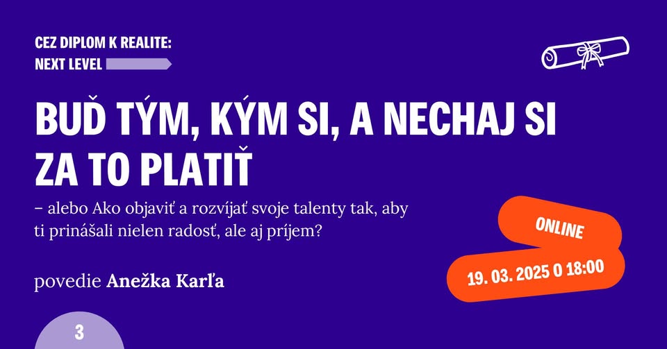 Buď tým kým si, a nechaj si za to platiť